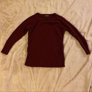 Maroon maternity sweater